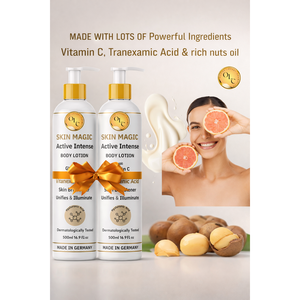 Skin Magic Active Intense Brightening Body Lotion con Vitamina C y Ácido Tranexámico 500ml - Product Image 3