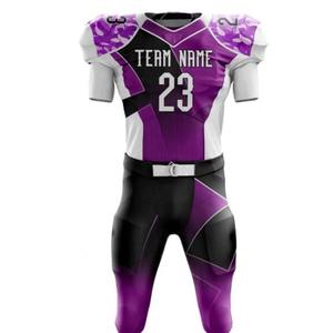 Uniforme de fútbol americano de primera calidad para adultos, ropa deportiva transpirable con características de talla grande, conjuntos técnicos impresos, estilo - Product Image 5