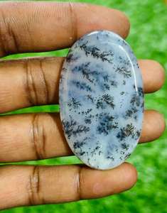 Haute Qualité Taille Personnalisée Dendrite Naturelle Opale Cristal Pierre Blanc Noir Polonais pour Bijoux et Guérison Meilleur Prix - Product Image 6