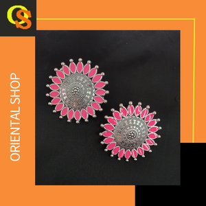 Juego de pendientes de nuevo estilo con pendientes de moda chapados en plata, joyería para mujer, ropa de exportadores indios - Product Image 6