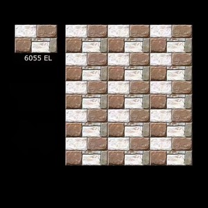 Foshan Design 25x37.5 Glossy Finish Exterior 250x375 Elevation Wall Tiles Fully Decorative 10x15 Matt Glazed <b>Ceramic</b> Tiles - Product Image 5