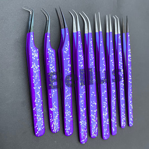 แหนบขนตายาวแบบแวววาวที่จับเรียบทำให้ปริมาณและแยกแยกเป็นเหล็กอย่างยั่งยืน - Product Image 4