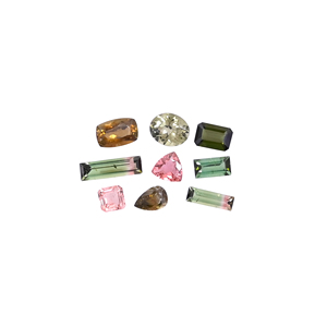 Lote de turmalina múltiple Natural de 10.00cts, lote de forma de mezcla de piedras preciosas sueltas de 5x5mm a 13x4mm para fabricación de joyas - Product Image 5