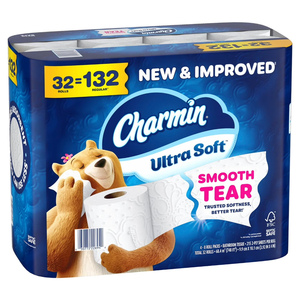 Charminn Ultra Soft 2-Ply Toilet Paper 32 rolls, 215 <b>sheets</b>/roll - Product Image 3