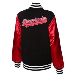 Veste universitaire de baseball d'hiver personnalisée unisexe meilleure qualité mode satin de soie bombardier en vrac pour hommes - Product Image 3