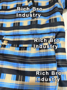 Chaqueta Casual Entallada para Hombre, Nueva Llegada 2025, Diseño Personalizado con Estampado a Cuadros, Múltiples Bolsillos, Cierre de Cremallera, Impermeable, Transpirable, de Cordura y Algodón - Product Image 5