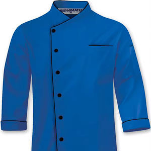 Chaqueta de chef de cocina profesional unisex, abrigo con mangas largas, uniforme de trabajadores culinarios para hombres y mujeres en servicio de restaurante y bar - Product Image 1