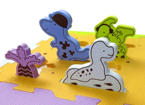 Gran oferta, alfombrilla de juego de espuma EVA con patrón de dinosaurio de 10mm de espesor para niños para el hogar y espacios al aire libre - Product Image 4