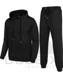 Survêtement pour homme 2 pièces sweat-shirts athlétiques à capuche ensembles de survêtements de course à pied jogging décontractés - Product Image 1