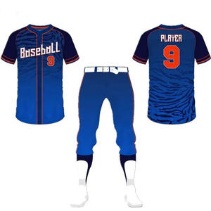 El proveedor de uniformes de béisbol personalizados ofrece pantalones cómodos de poliéster de secado rápido, transpirables, antibacterianos, que absorben la humedad - Product Image 3