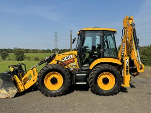 รถแบคโฮ4CX JCB รถตักพร้อมรถตักด้านหน้าและรถตักล้อ