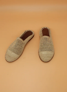 Chaussons en raphia naturel coustmized - Product Image 2