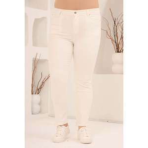 Plus Size Off-White <strong>Jeans</strong> - Product Image 3