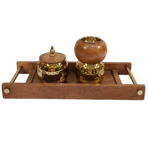 Quemador de Incienso de Madera de Sándalo, Ecológico, Decoración Religiosa para el Hogar, Soporte Especial para Mubkhar, Decoración de Ramadán, Precio Económico - Product Image 1