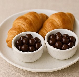 ผลิตภัณฑ์จากไต้หวันรสชาติช็อกโกแลตที่น่าสนใจ popping Boba ที่สมบูรณ์แบบสำหรับช็อคโกแลตลาวาเค้กท็อปปิ้ง - Product Image 5