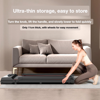 Tapis roulant électrique pliable pour la maison, ultra silencieux, équipement de fitness, fabricants de tapis de course plats
