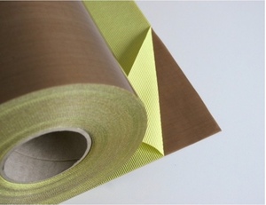 เทปกาวเทฟลอนเทฟเบอร์กลาสเคลือบ PTFE ทนความร้อนสําหรับบรรจุภัณฑ์อาหาร