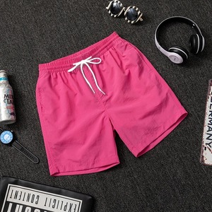 Hommes shorts coton hommes couleur unie décontracté Shorts de sport séchage rapide Surf plage conseil taille élastique Bermuda - Product Image 5