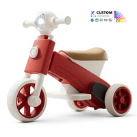 Triciclo Eléctrico para Niños al por Mayor, Kinder Elektro Dreirad 3 en 1, Juguete Montable con Motor, Luces LED y Música, Directo de Fábrica, UE