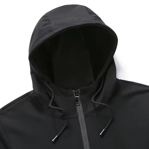 Ensemble de survêtements à capuche personnalisés 2 pièces pour hommes et femmes - Unisexe 100% coton Taille élastique Vêtements de sport - Product Image 5