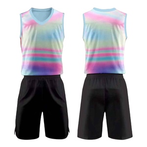Uniforme de Voleibol de Alta Calidad con Tela Avanzada Absorbente de Sudor, Logotipo Estampado Tie Dye, Multicolor, para Equipos - Product Image 1