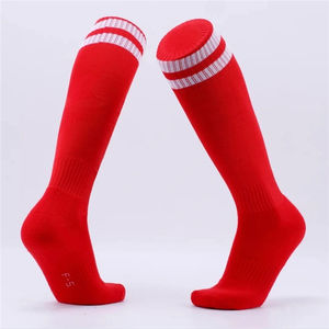 Chaussettes de sport bleu d'usine OEM High Crew Chaussettes antidérapantes à impression longue pour le baseball, le football et la saison d'automne. - Product Image 6