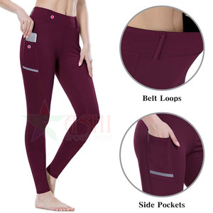 Pantalons d'équitation à taille haute personnalisés, jodhpurs, leggings d'équitation pour femmes, imperméables, coupe-vent, taille adulte - Product Image 5