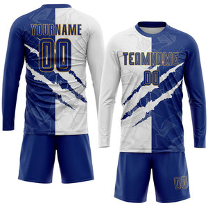 เสื้อเจอร์ซีย์ฟุตบอลระบายอากาศได้ดีชุดเล่นกีฬาของผู้ชายเสื้อฟุตบอลออกแบบได้เองมองเห็นได้ชัดเจน - Product Image 4