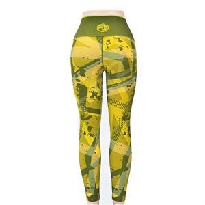 Vente en gros de leggings de compression MMA personnalisables pour femmes collants de yoga imprimés push-up taille XS leggings de yoga taille élastique - Product Image 2