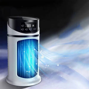 Ventilateur rafraîchisseur d'air électrique portable 6 vitesses, humidificateur évaporatif en plastique, climatiseur à air froid, évaporateur à air refroidi - Product Image 4