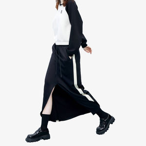 Nuevo otoño mujer raglán bordado Terry cuello redondo sudadera 300g tela peso impresión Digital invierno Casual mangas completas - Product Image 5