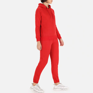 Conjunto Deportivo de Mujer, Ecológico, Estampado, de Manga Larga, Sudadera y Pantalones Deportivos, Cómodo, Transpirable, Color Sólido, OEM Disponible, Invierno - Product Image 2