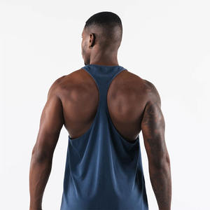 Débardeur de gymnastique sans manches à séchage rapide pour hommes de haute qualité en gros Débardeur en coton de grande taille avec logo personnalisé 3D respirant tricoté Design décontracté - Product Image 4