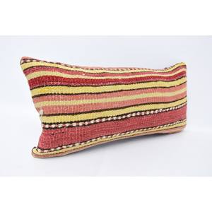 Multicolor Wool Kilim 12x24 Inches Patchwork Pillow Luxury Style Vintage Leaves Portable Decorative <b>Cushion</b> for Sofa Bedding - Product Image 3