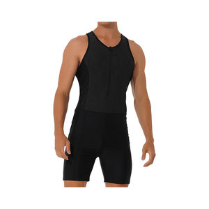 Trajes de Lucha Libre Sublimados Personalizados con Cierre de Cremallera, de Alta Calidad, Duraderos, de Poliéster/Spandex, con Impresión de Logotipo Personalizado a Color - Product Image 2