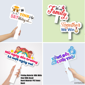 Letrero Personalizado con Hashtag para Eventos |   Impresión Digital en Lámina de Fomex Laminada para Decoración de Leche - Product Image 2