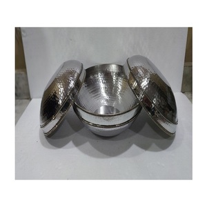 3 bols à chocolat de couleurs différentes avec plateau Design classique Fer Bonbons Dates Bol de service pour fournisseur en gros - Product Image 4