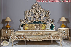 Exclusivos Juegos de Muebles de Dormitorio Modernos de Madera de Teca con Espejo, Cama de Diamante de Lujo, Calidad Premium, Tamaño Personalizable - Product Image 3