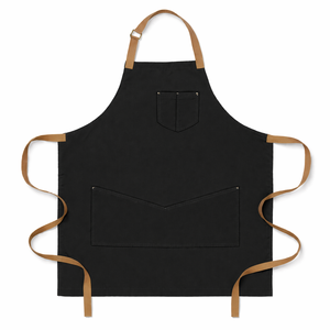 Tablier personnalisé en toile de lin robuste et réutilisable, faible MOQ, avec nom, photo, texte, logo, réglable, pour cuisine, chef, hommes et femmes - Product Image 6