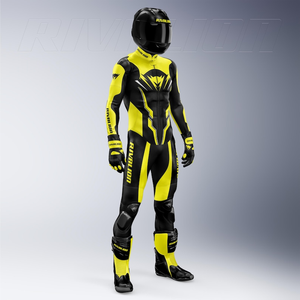 Traje de Motociclista de Cuero para Hombre Denork, Transpirable, Impermeable, Cortavientos, con Mangas Completas y Opción de Talla Grande, con Certificación CE - Product Image 2