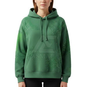Sudaderas con Pedrería para Mujer, Diseño Personalizado, Transpirables, de Alta Calidad, MOQ Bajo - Product Image 2