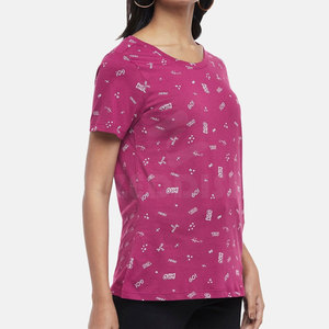 เสื้อยืดคอกลมออกแบบเองสำหรับผู้หญิงใส่โลโก้ได้แบบแห้งเร็วสำหรับฤดูร้อน - Product Image 2