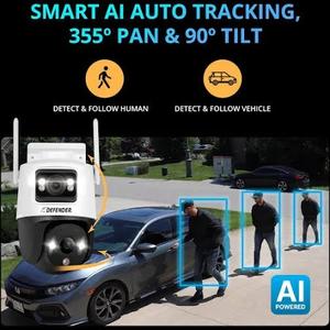 Nueva Cámara de Seguridad IP de Doble Lente Guard Pro 3K Plus, Resolución de 3MP, PTZ, Baja Iluminación, Gran Angular de 180°, Almacenamiento en Memoria/Tarjeta SD - Product Image 3