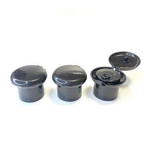 Wholesale 24-tooth Spill-proof PP Plastic Liquid Bottle Spiral Flip Disc Cap High Quality Black Cosmetic Use - Product Image 4