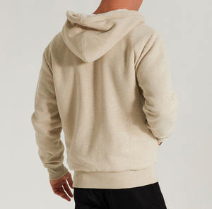Sweat à capuche unisexe en coton 100% personnalisé en gros à bas prix, logo imprimé, couleur unie - Product Image 4