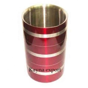 Seau à glace à champagne longue durée fini à double paroi en acier inoxydable pour les verres du seau refroidisseur de vin de comptoir de bar - Product Image 2