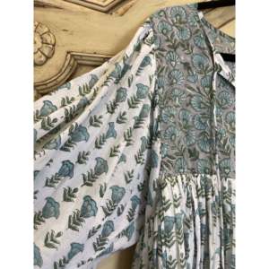 Top Estilo Bohemio de Talla Única con Bordado Floral de Prado Fresco y Encaje, para Otoño, Blusa de Chifón y Popelina Tejida para Mujer - Product Image 2