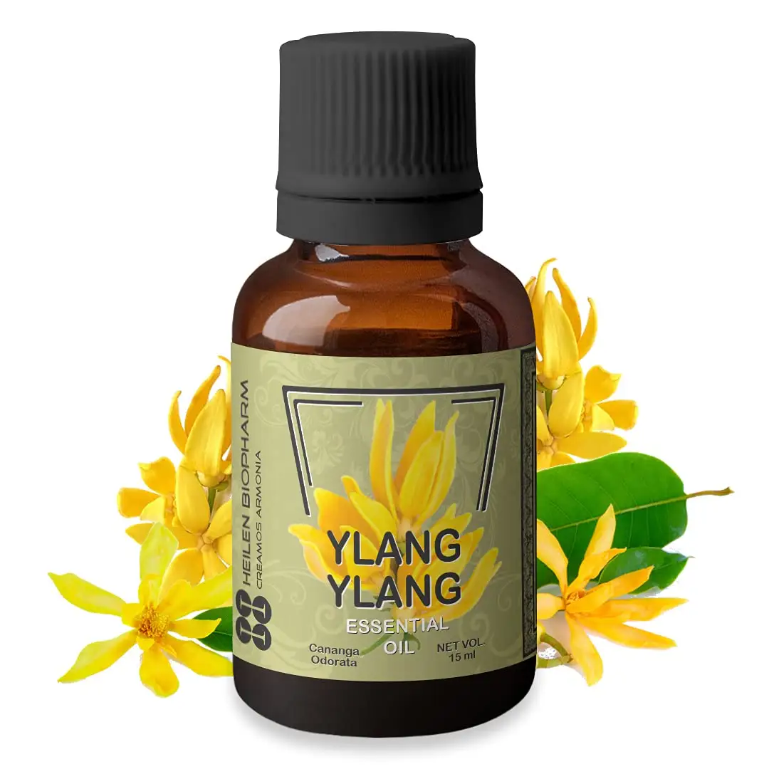 100% qualità Premium Heilen biopharma Ylang Ylang olio essenziale 15 Ml per la cura della pelle