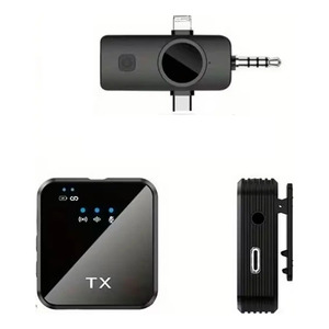 <b>Wireless</b> Lavalier Microphone for Cell Phone <b>Camera</b> 3.5mm - Assorted Colors - Product Image 2