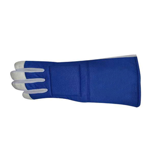 ถุงมือนิรภัยหนังยาวสำหรับฝึกดาบแบบมืออาชีพถุงมือป้องกันแบบไม่ลื่น - Product Image 3